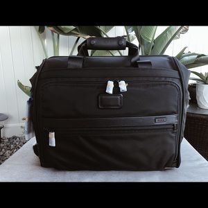 Brand new Tumi Alpha 3 framed soft duffle!!